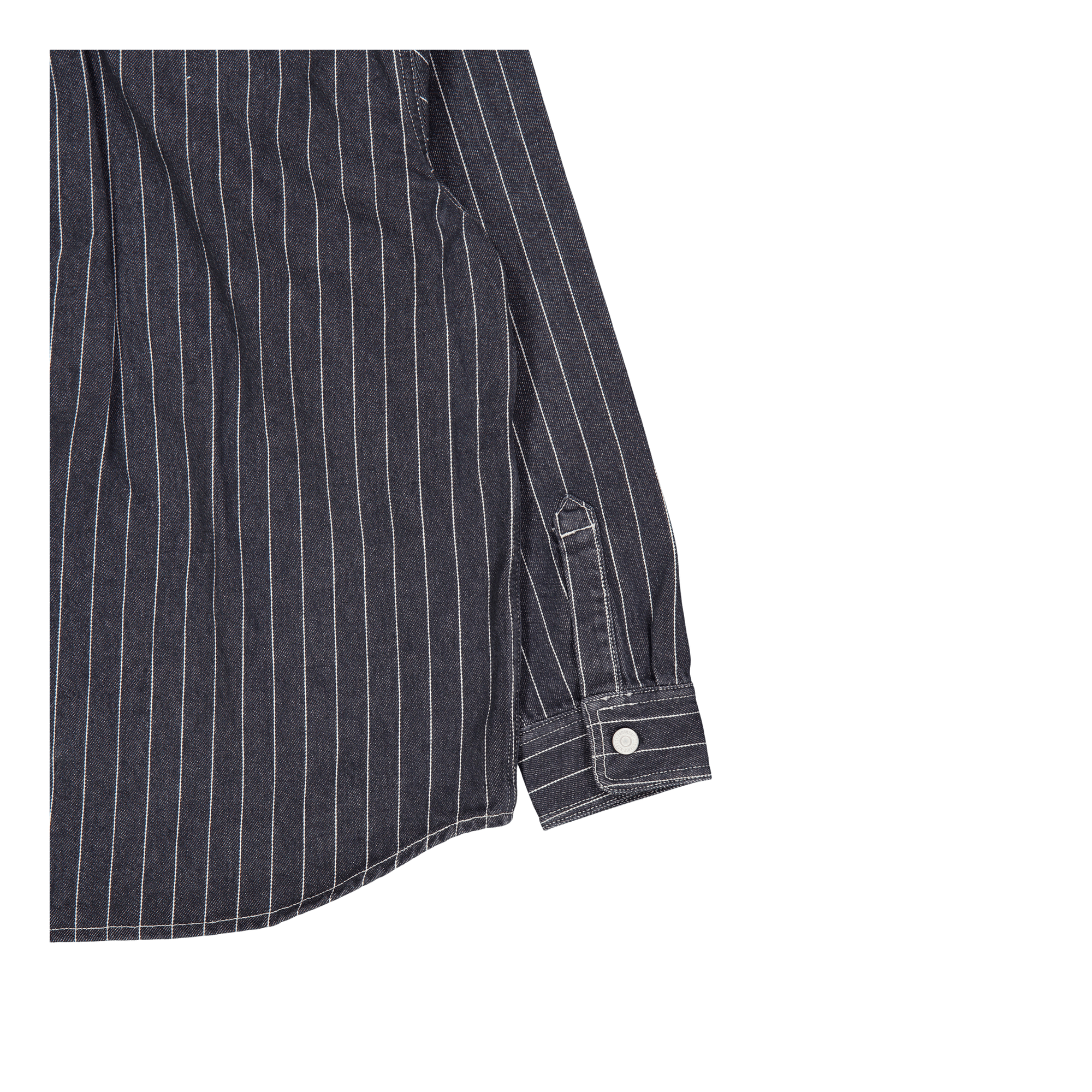 Orlean Shirt Jac Orlean Stripe, Black / White