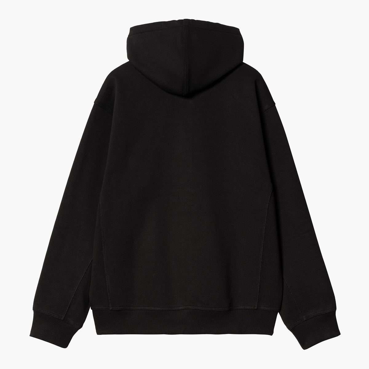 Hooded American Script Jacket Black