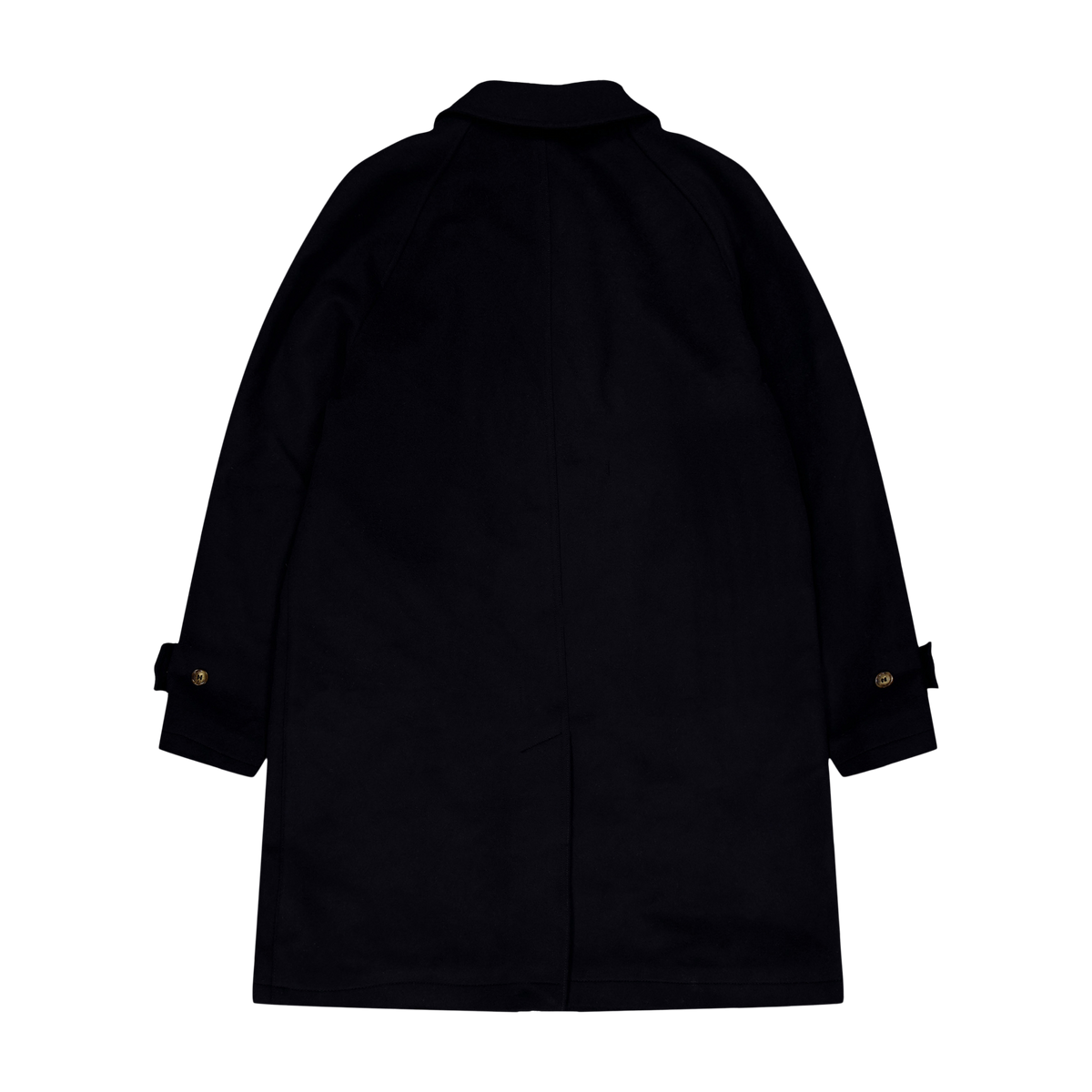 Shelter Wool Long Coat - Navy Navy