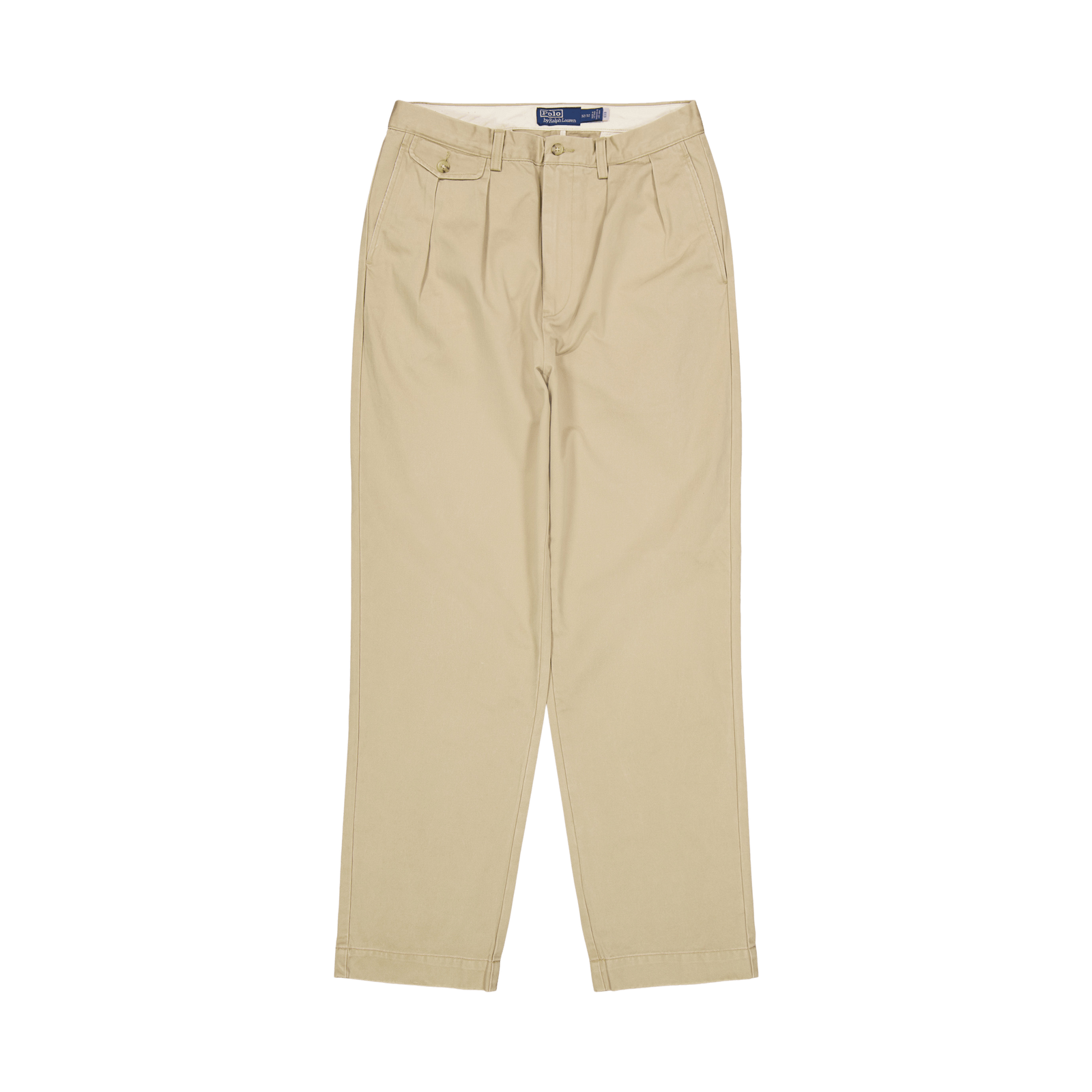 Whitman Relaxed Fit Pleated Chino Pant RL Khaki Caliroots