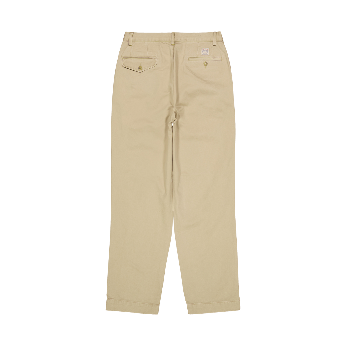 Whitman Relaxed Fit Pleated Chino Pant Rl Khaki