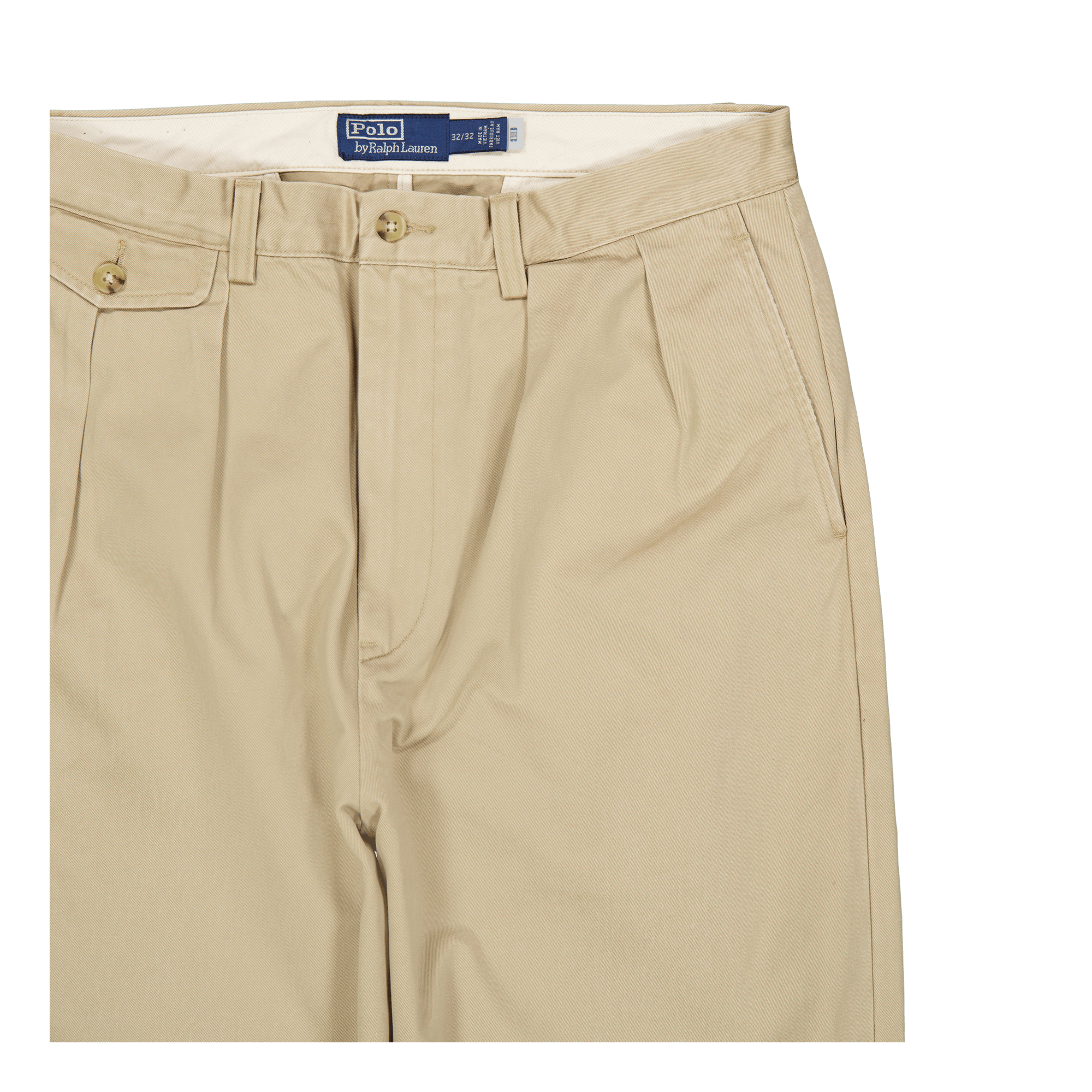 Whitman Relaxed Fit Pleated Chino Pant Rl Khaki