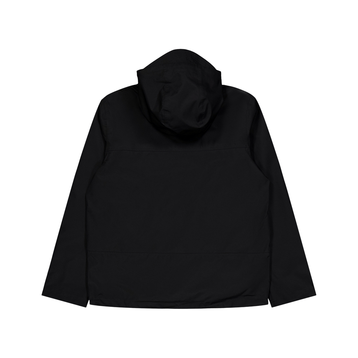 Water-Resistant Hooded Jacket Polo Black