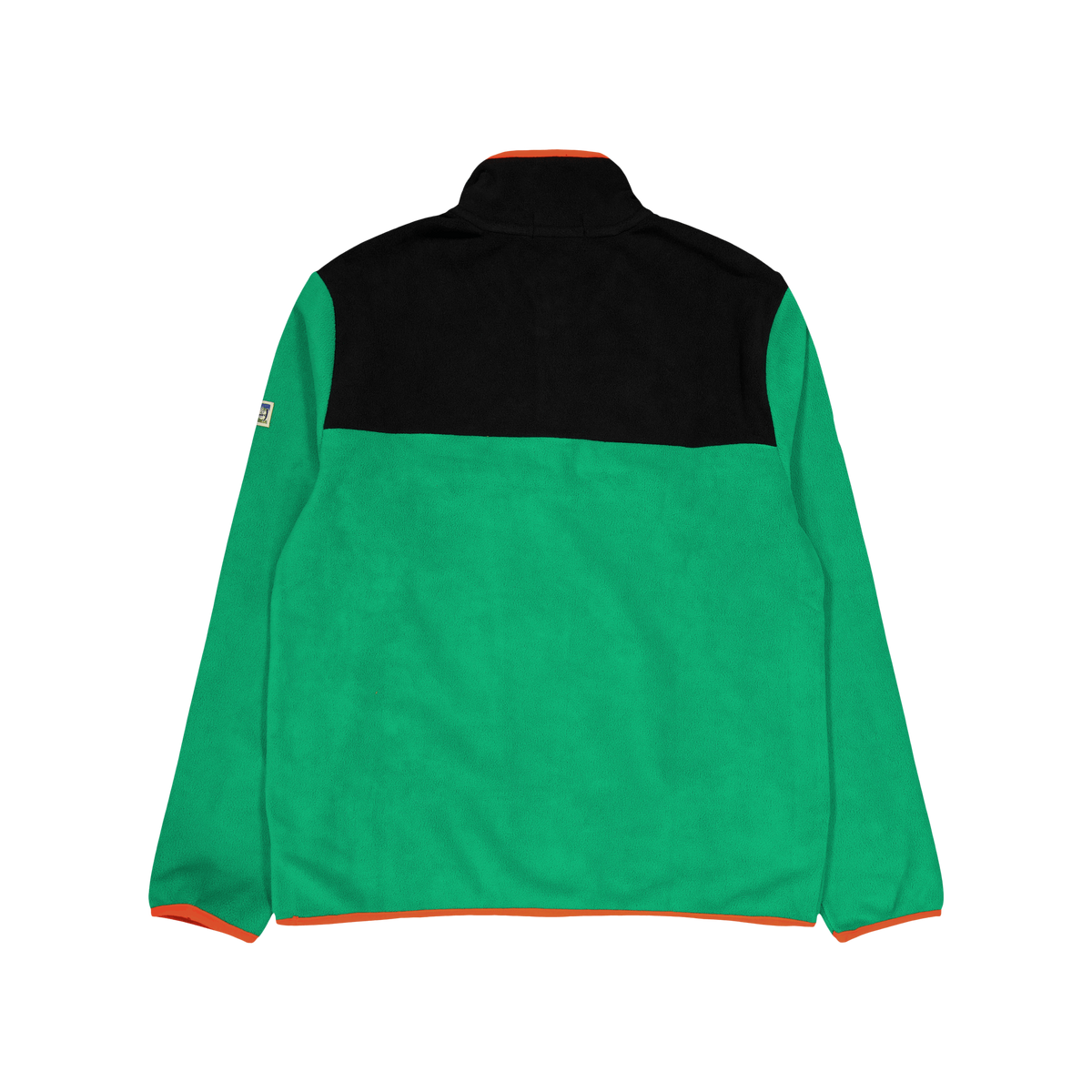 Color-Blocked Brushed Fleece Pullover Billiard Multi