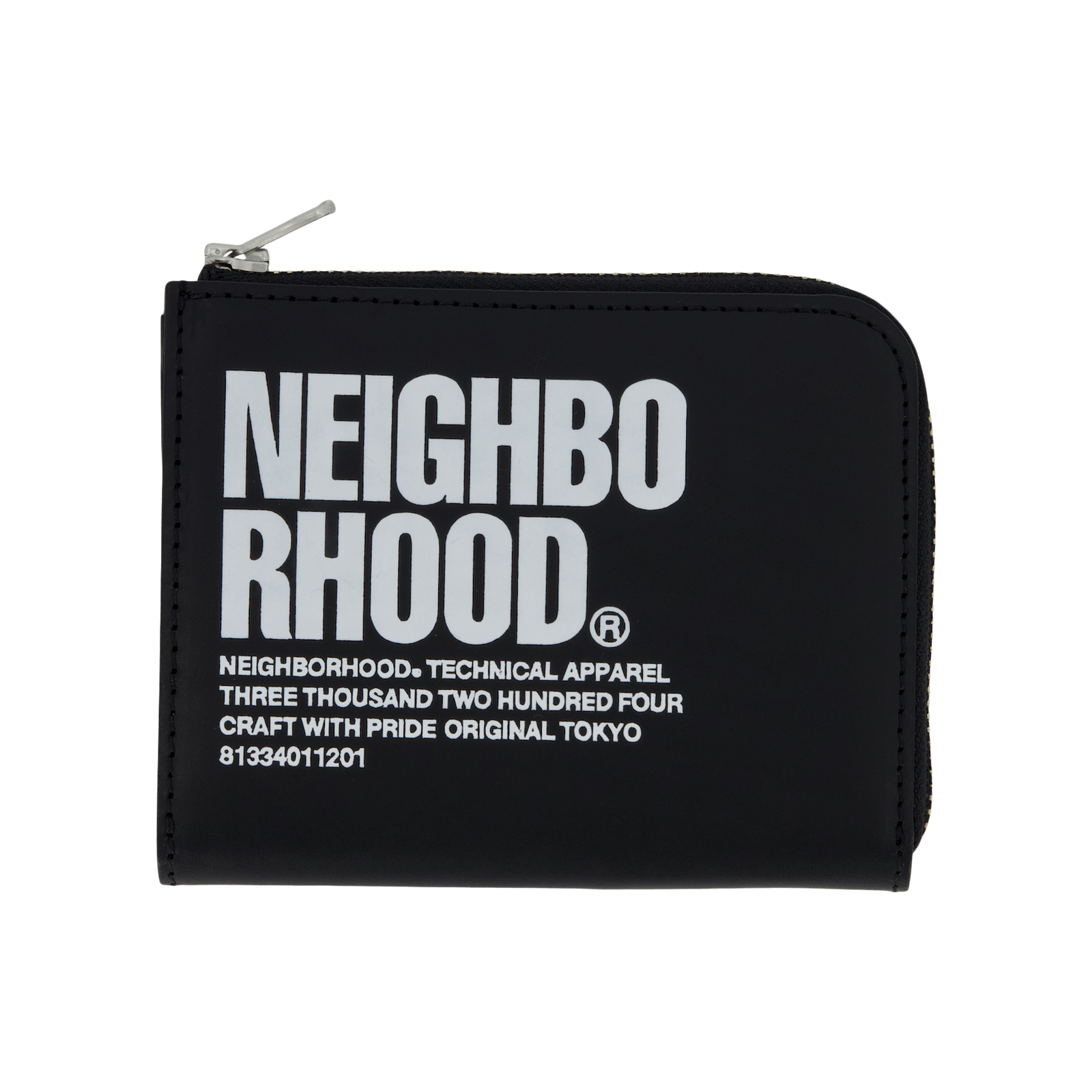 Id L-shaped Fastener Wallet Black