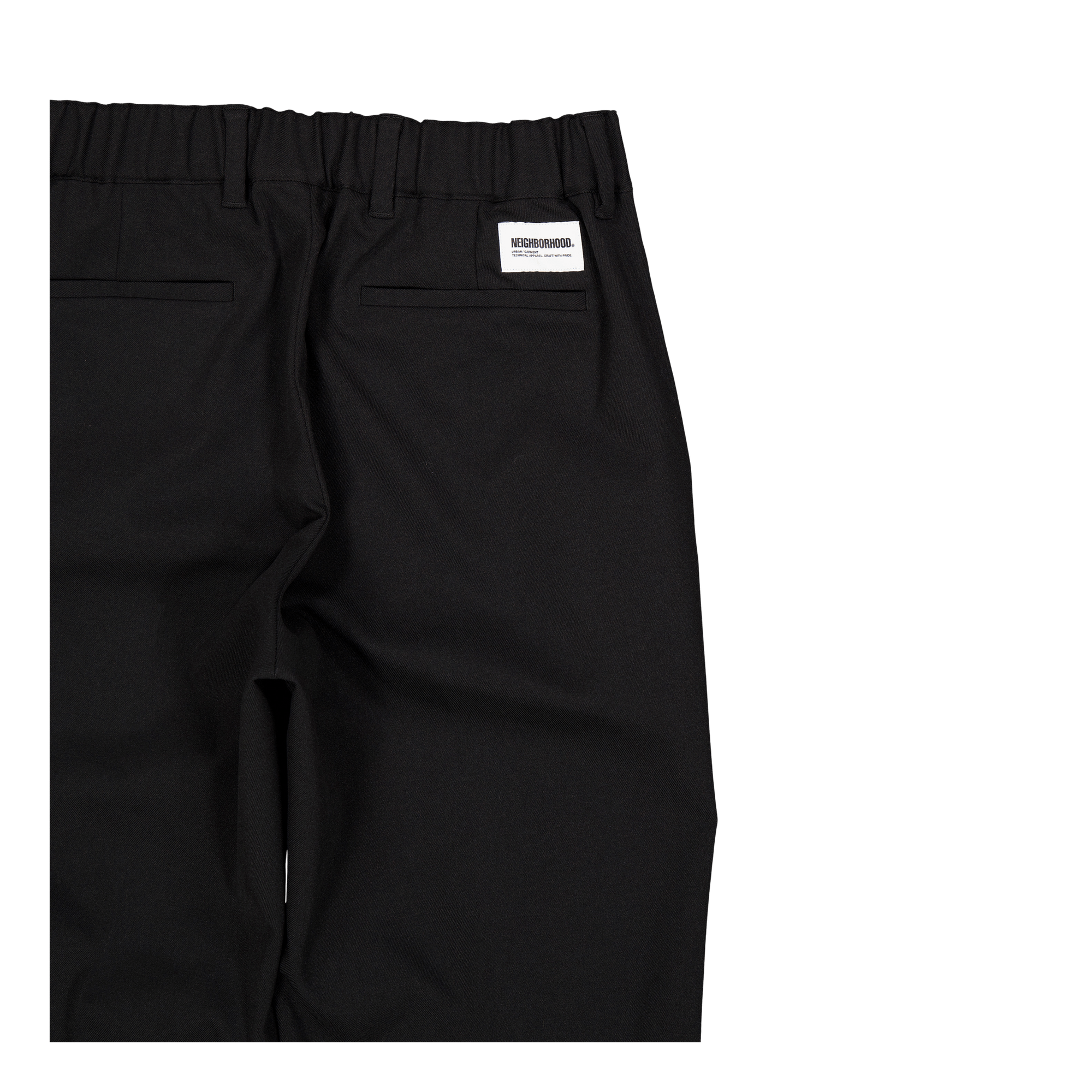 Tapered Silhouette Pants Black