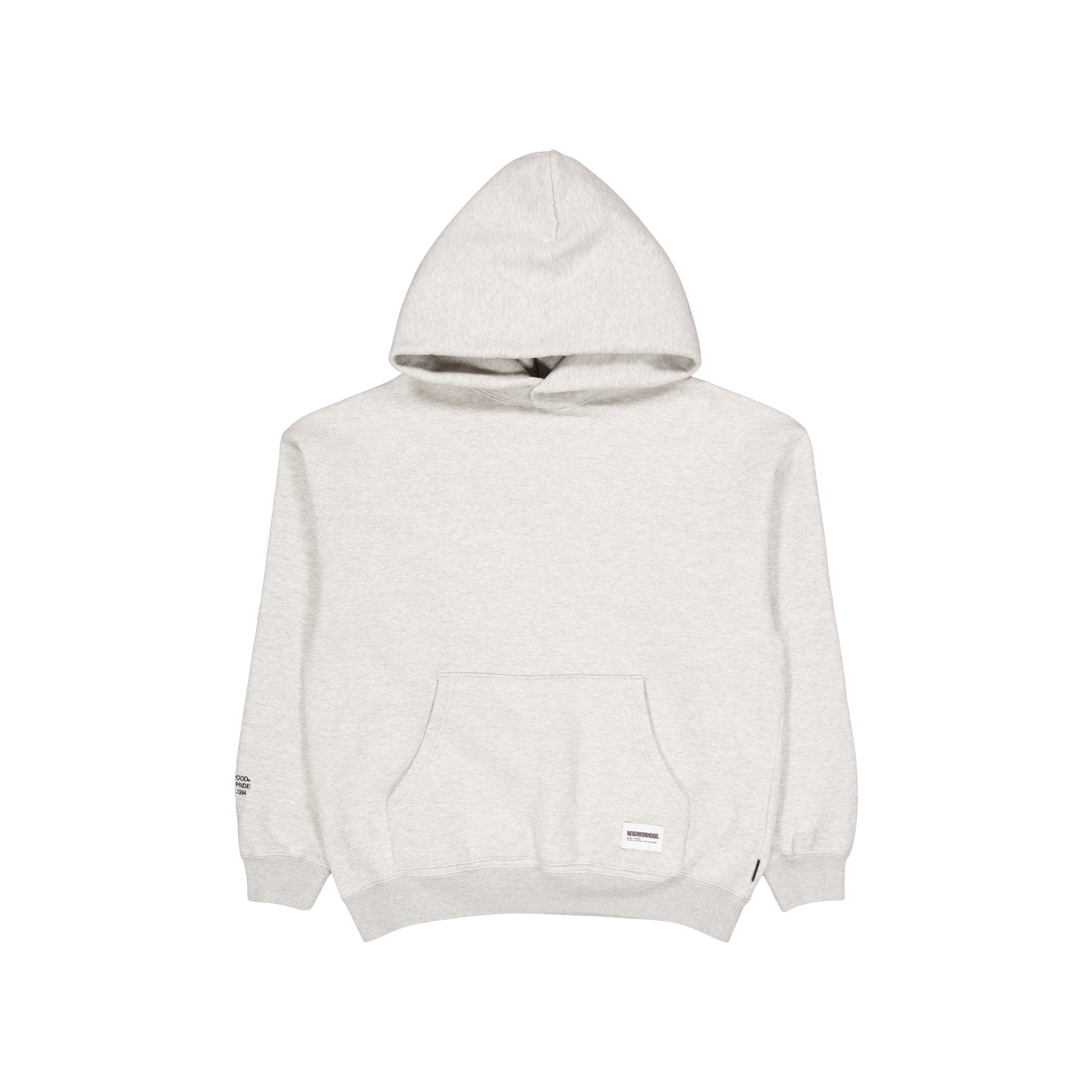 Plain Sweatparka Ls Gray