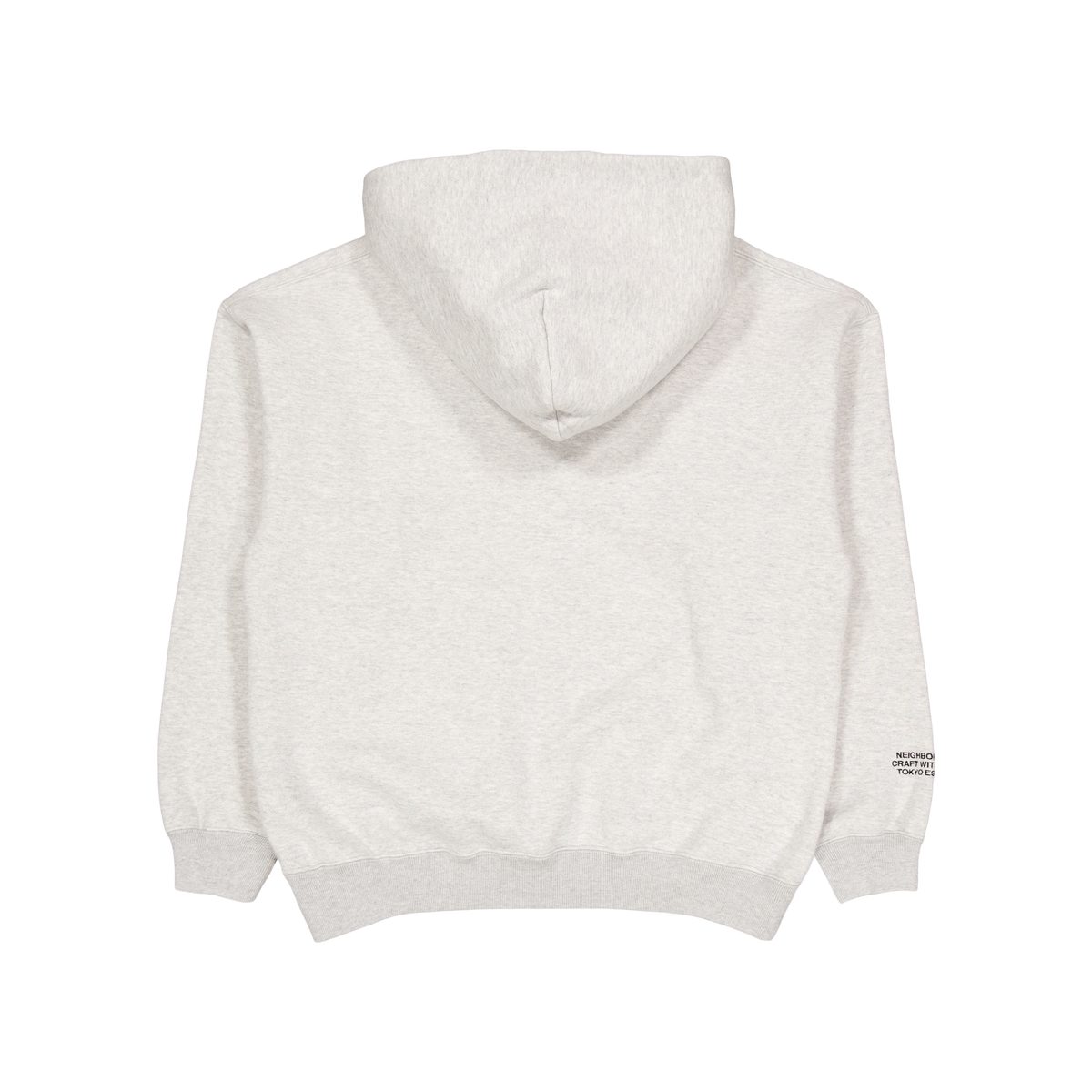 Plain Sweatparka Ls Gray