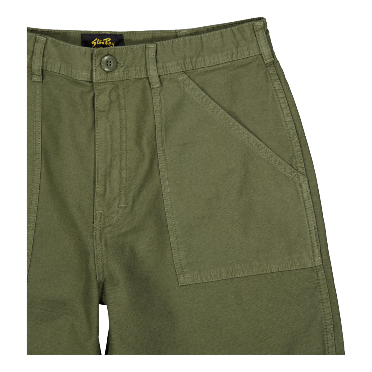 Fat Short 6" Inseam Olive Sateen