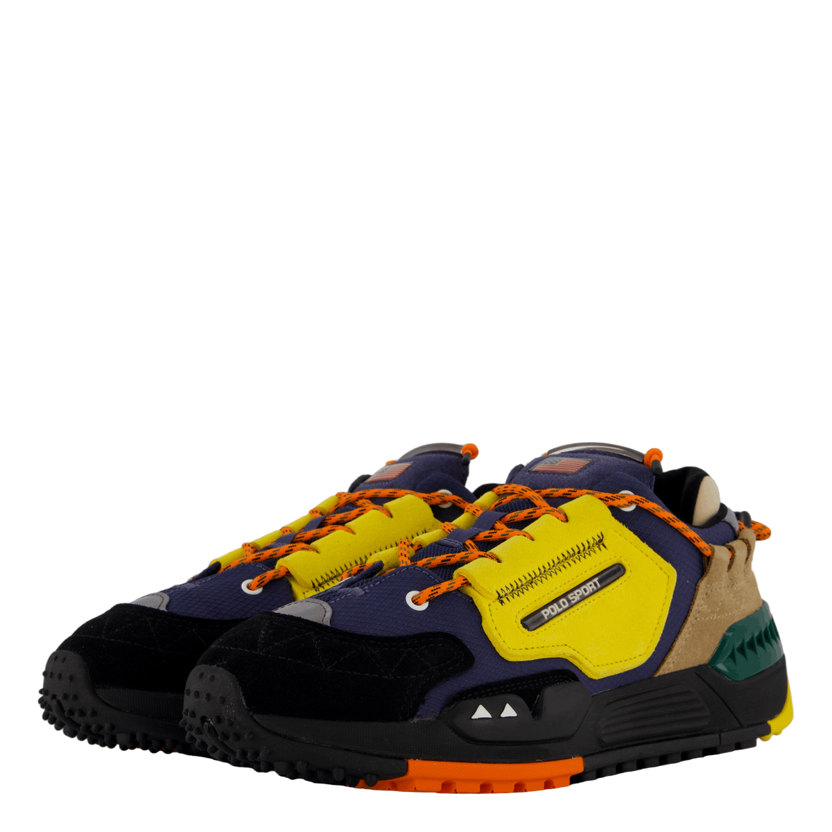 PS200 Suede & Mesh Sneaker Navy Multi