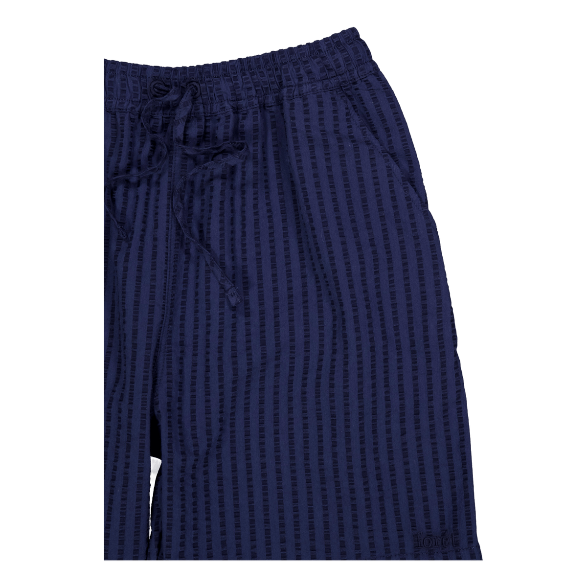 Vole Seersucker Shorts Navy