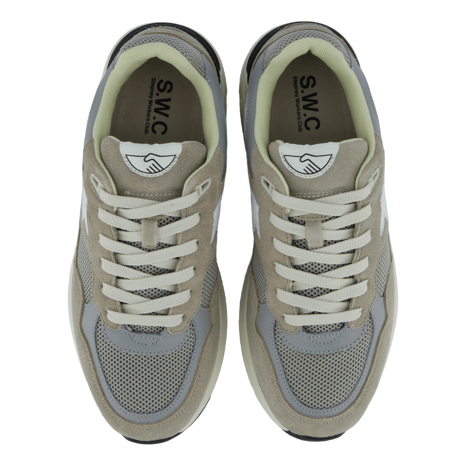 Amiel S-strike Suede Mix Light Grey