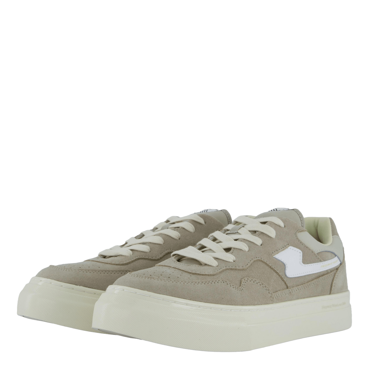 Pearl S-strike Suede Lt Grey & White