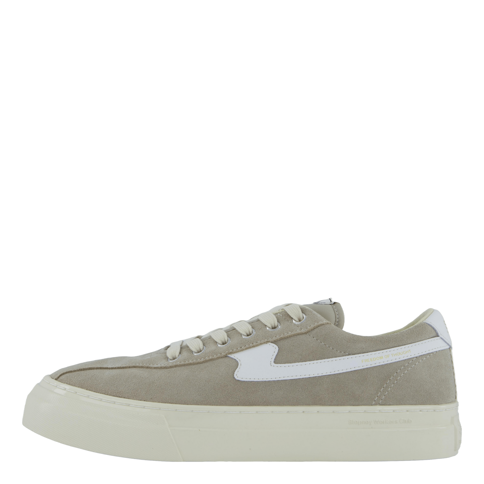 Dellow S-strike Cup Suede Lt Grey & White