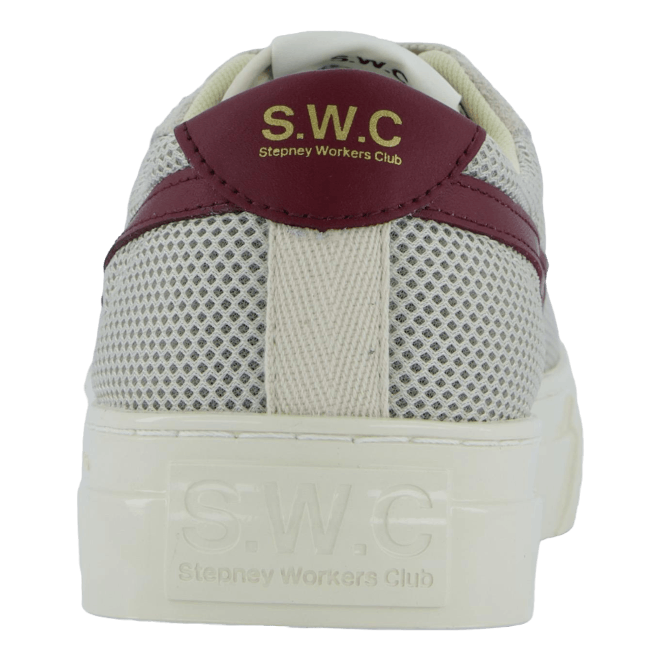 Dellow S-strike Cup Tennis Mes Ecru & Red