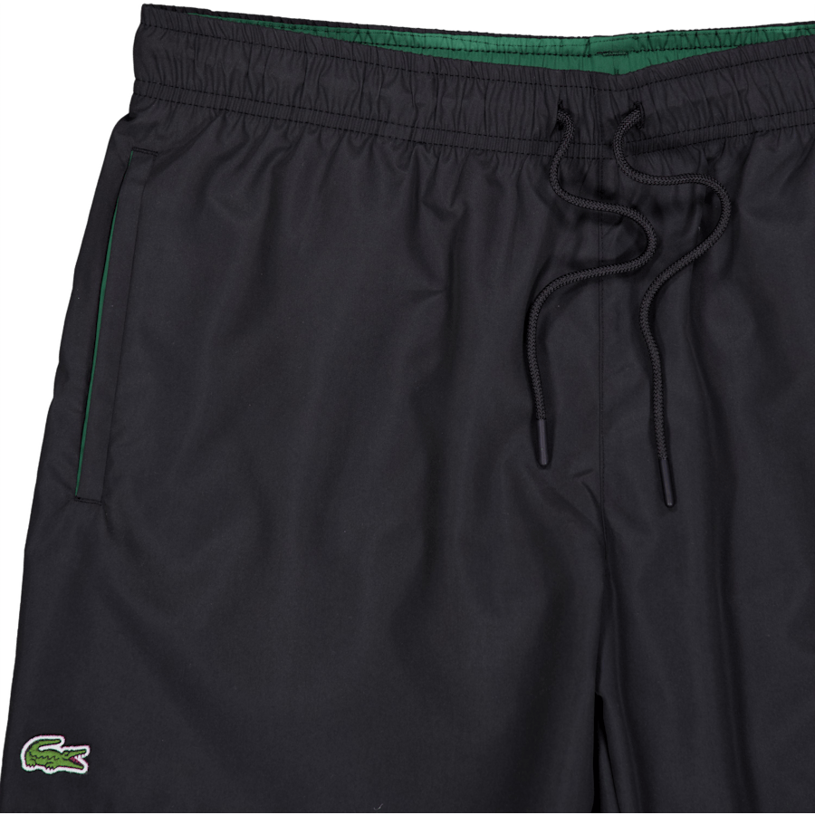 Quick-Dry Swim Trunks BLACK/GREEN