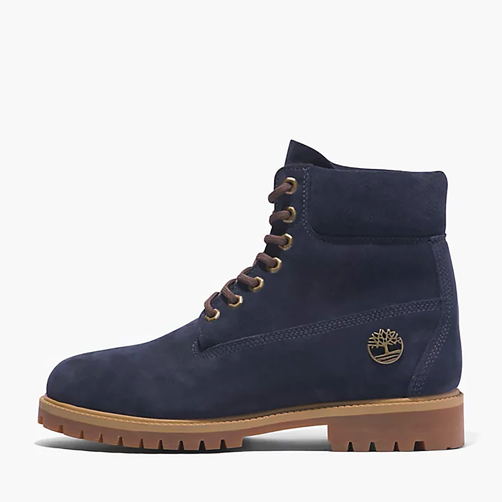 Timberland Heritage 6 Inch Lac Dark Blue Suede