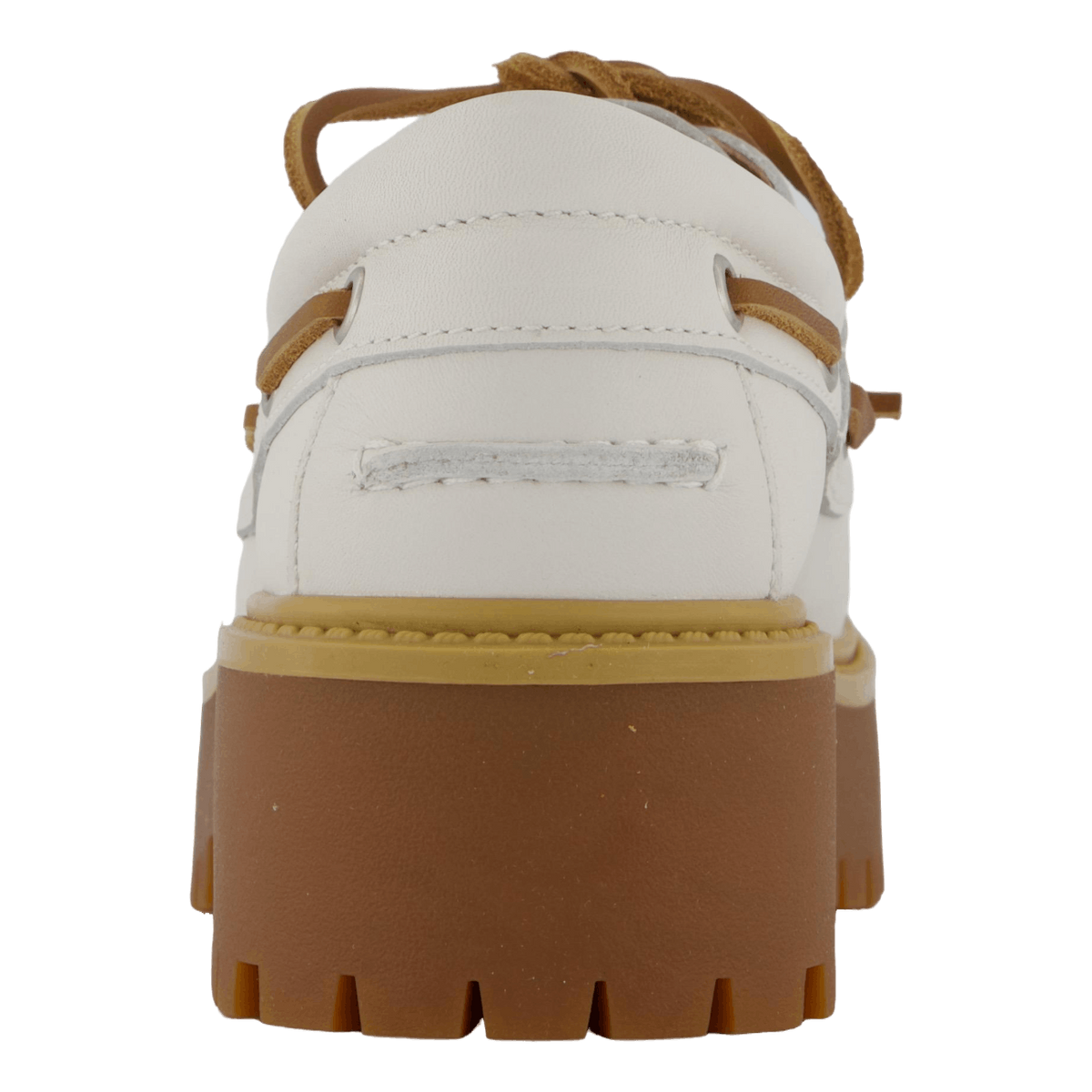 Stone Street Boat Shoe White Full Grain