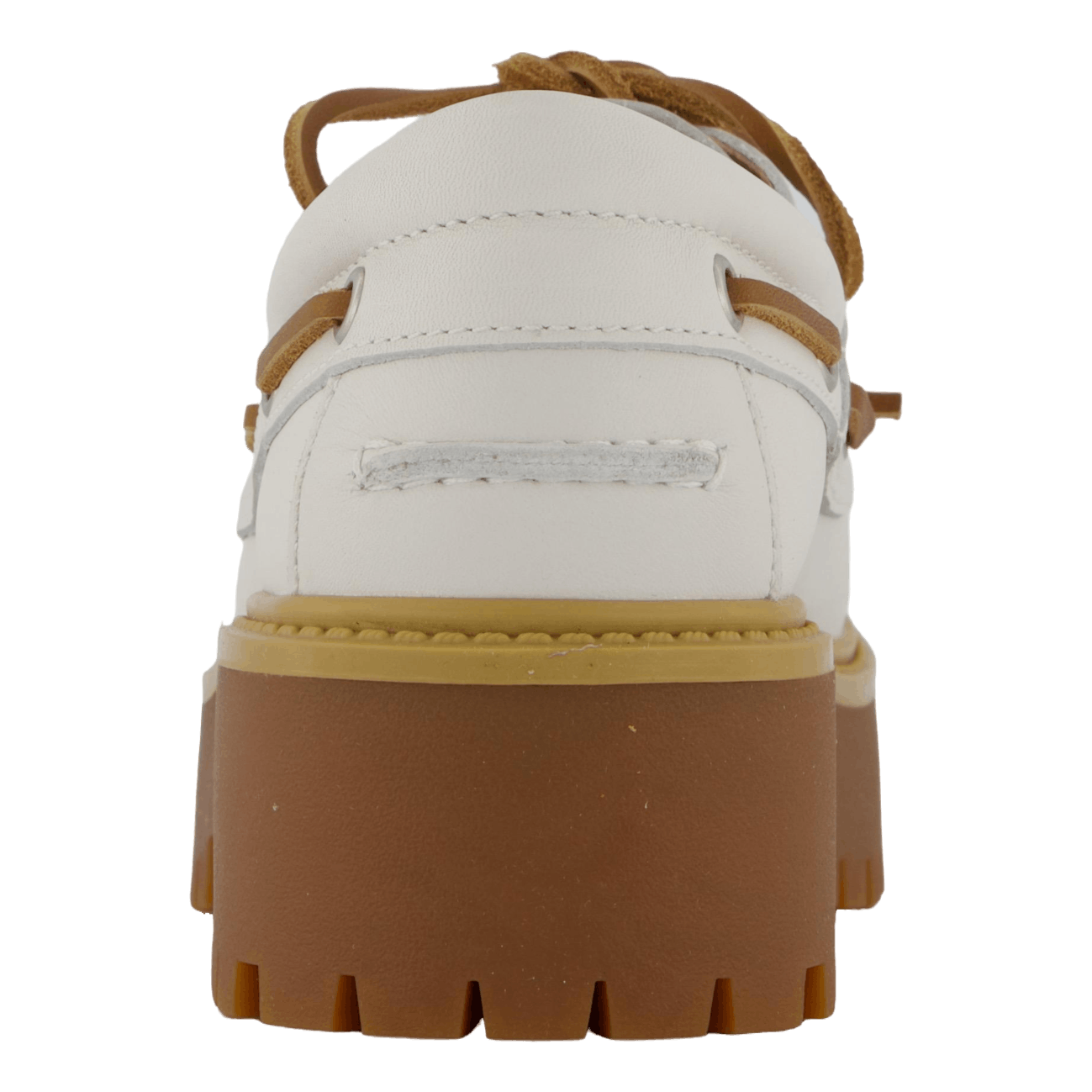 Stone Street Boat Shoe White Full Grain