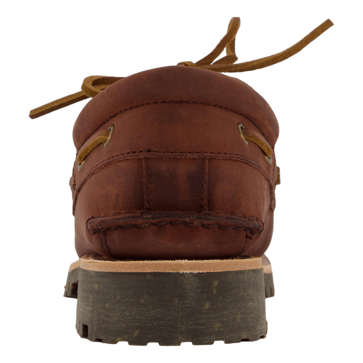 Timberland Authentic Boat Shoe Medium Brown Full Grain