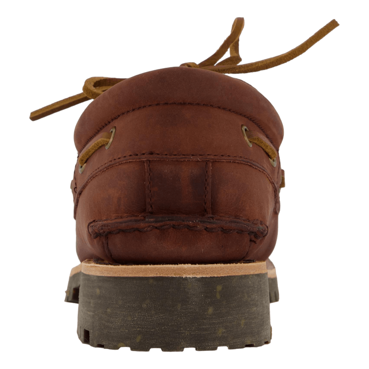 Timberland Authentic Boat Shoe Medium Brown Full Grain