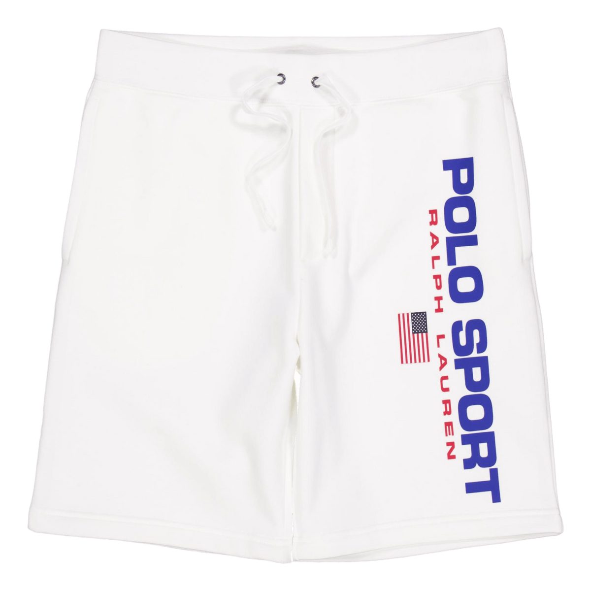 8-Inch Polo Sport Fleece Short White