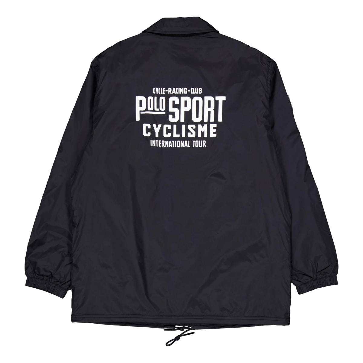 Nylon-ps Coaches Jacket Polo Black