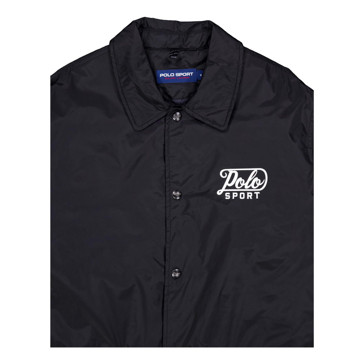 Nylon-ps Coaches Jacket Polo Black