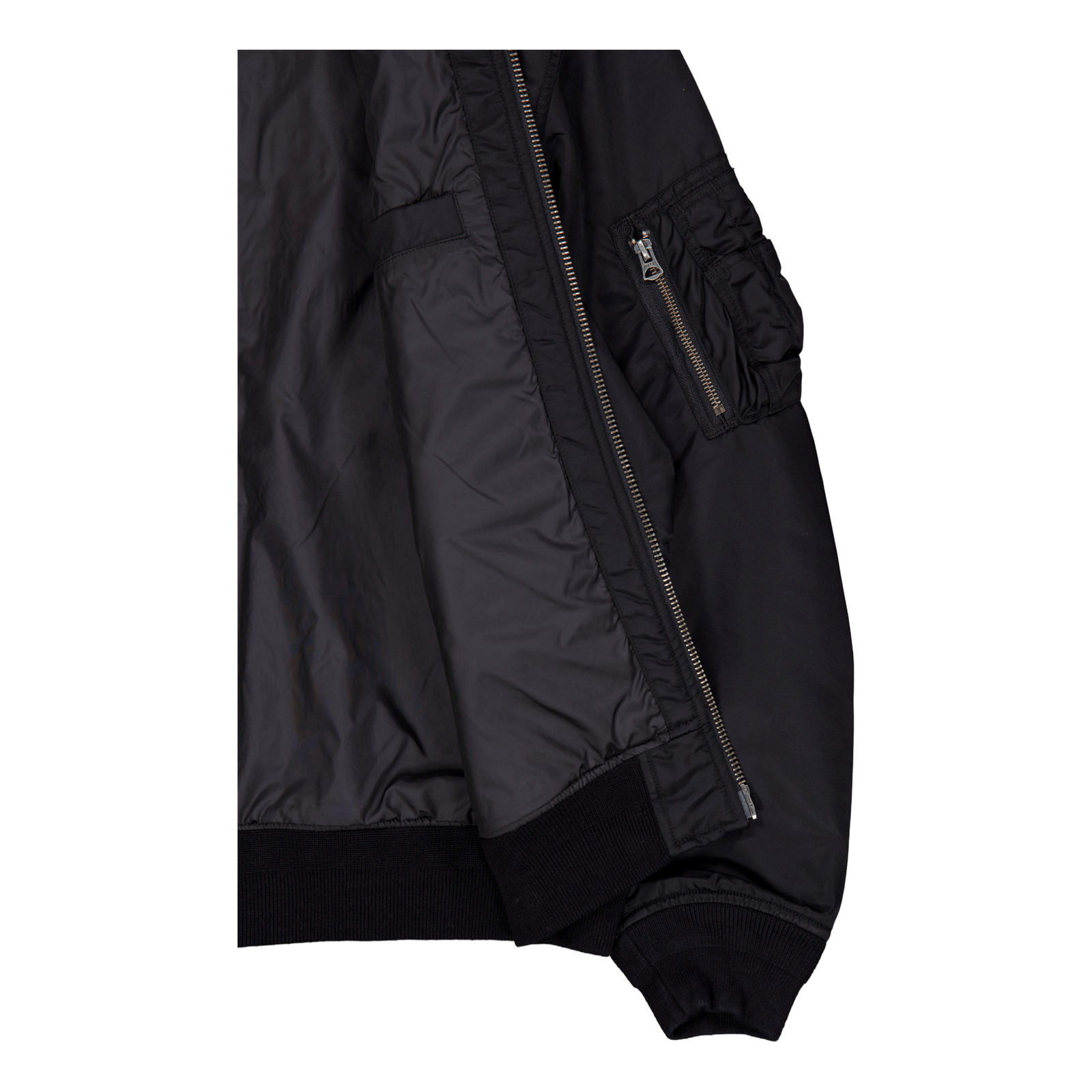 Nylon Twill-polo Sport Ma1 Polo Black