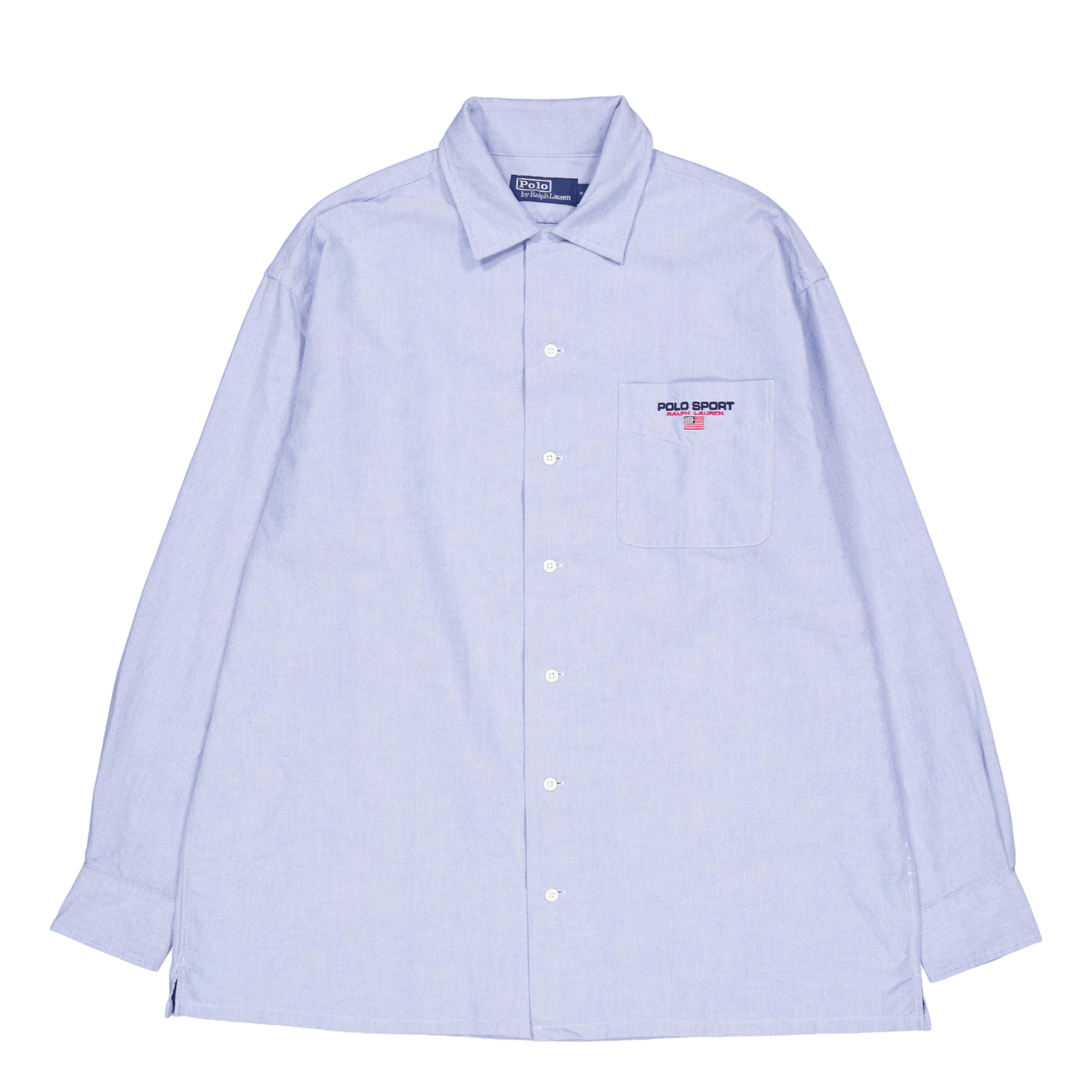 Big Fit Polo Sport Oxford Camp Shirt Bsr Blue