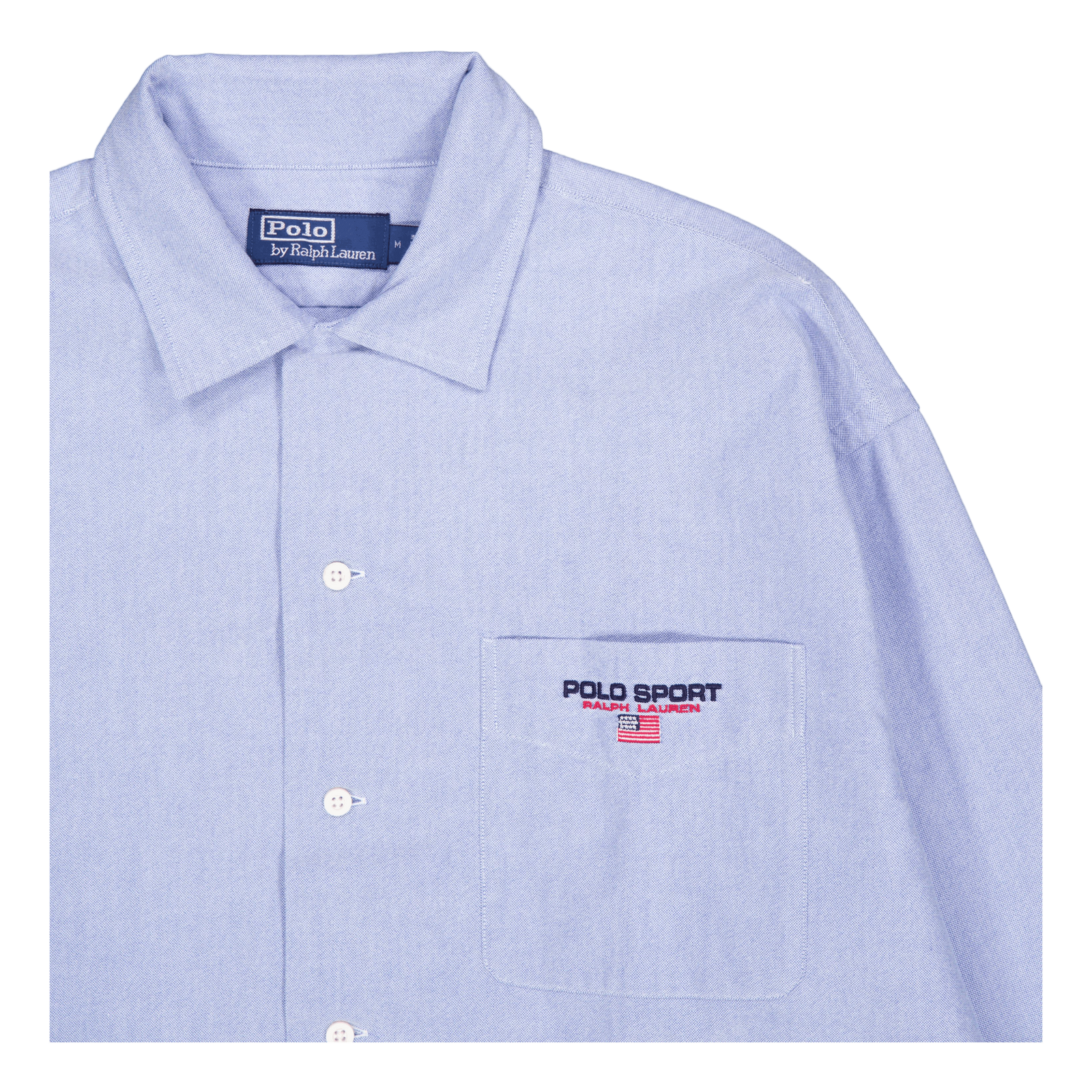 Big Fit Polo Sport Oxford Camp Shirt Bsr Blue
