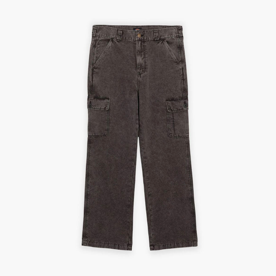Newington Pant Dble Dye/acid Wash Black