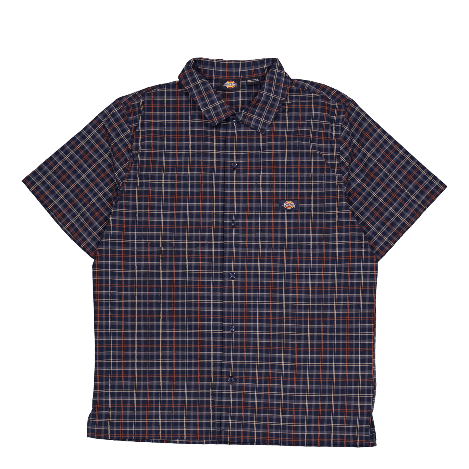 Surry Shirt Ss Outdoor Check  Navy
