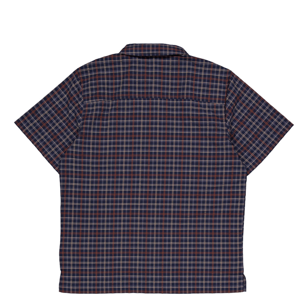 Surry Shirt Ss Outdoor Check  Navy
