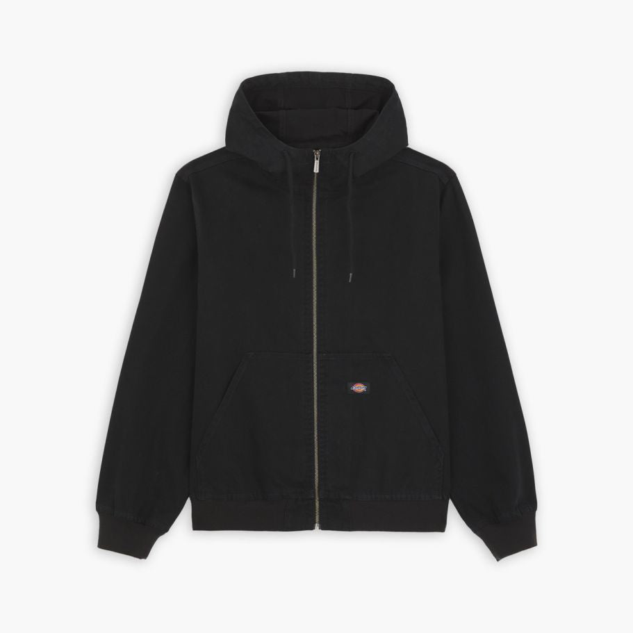 Dc Hooded Unl Jkt Stone Washed Black