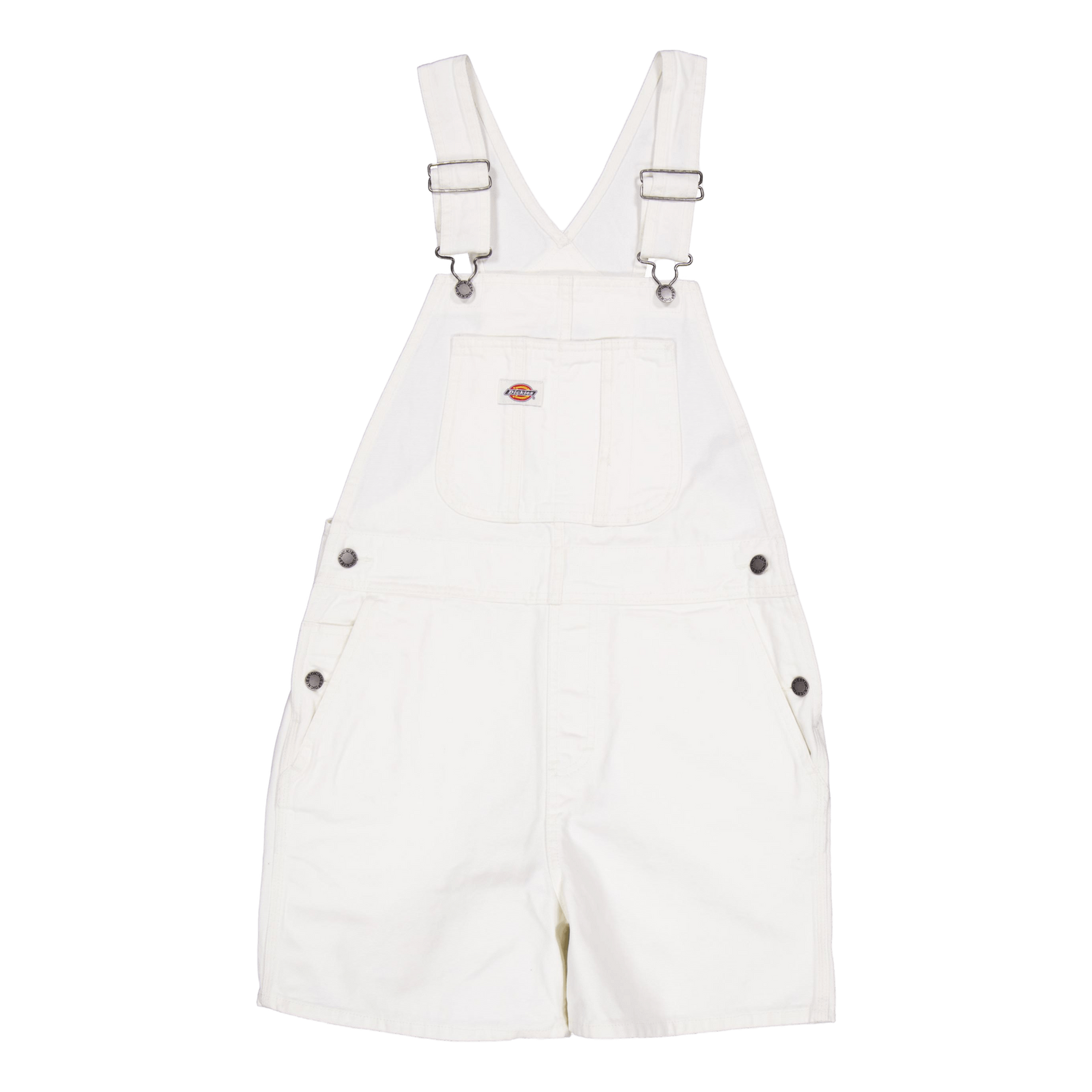 Dickies Duck Canvas Short Bib  Stone Washed Cloud