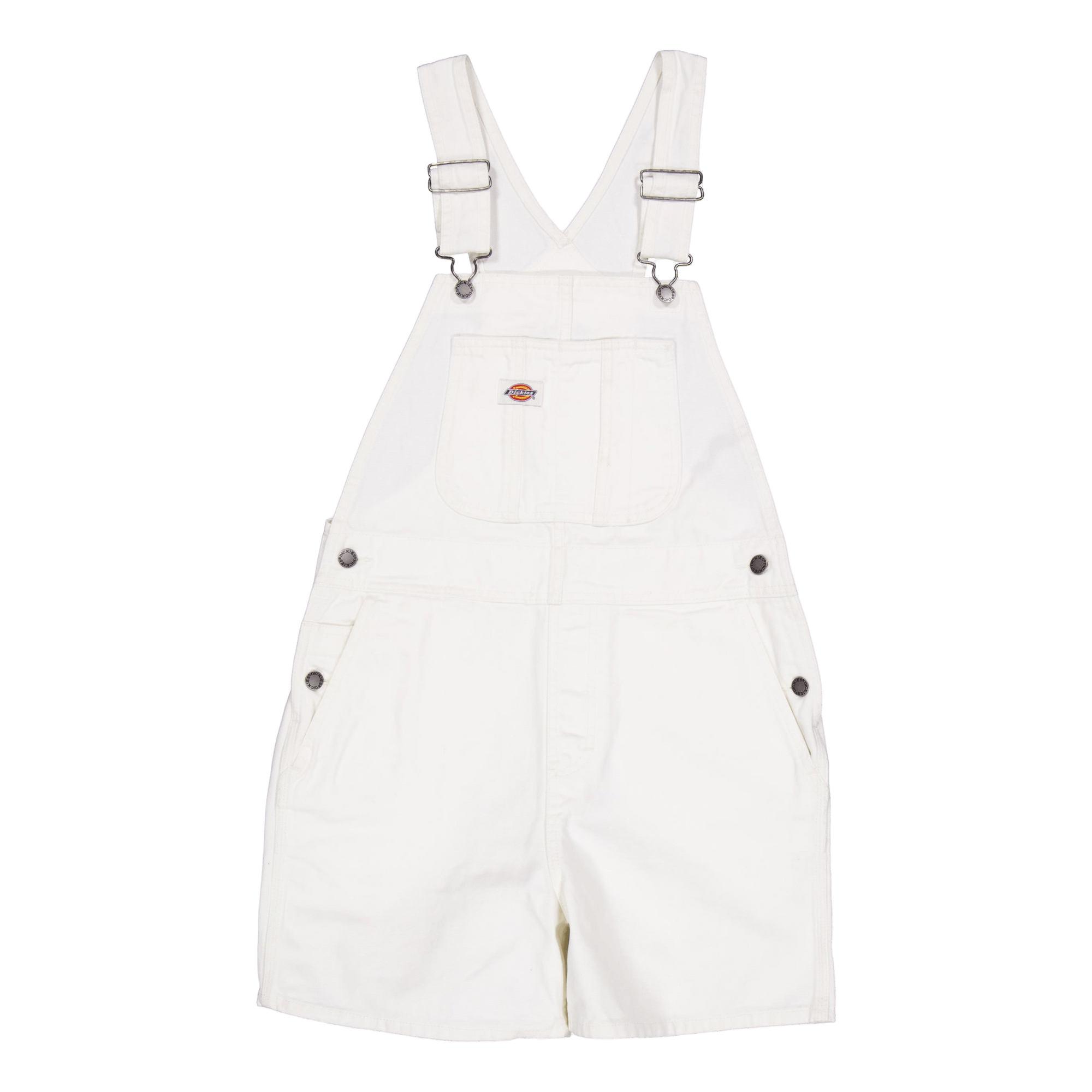 Dickies Duck Canvas Short Bib  Stone Washed Cloud