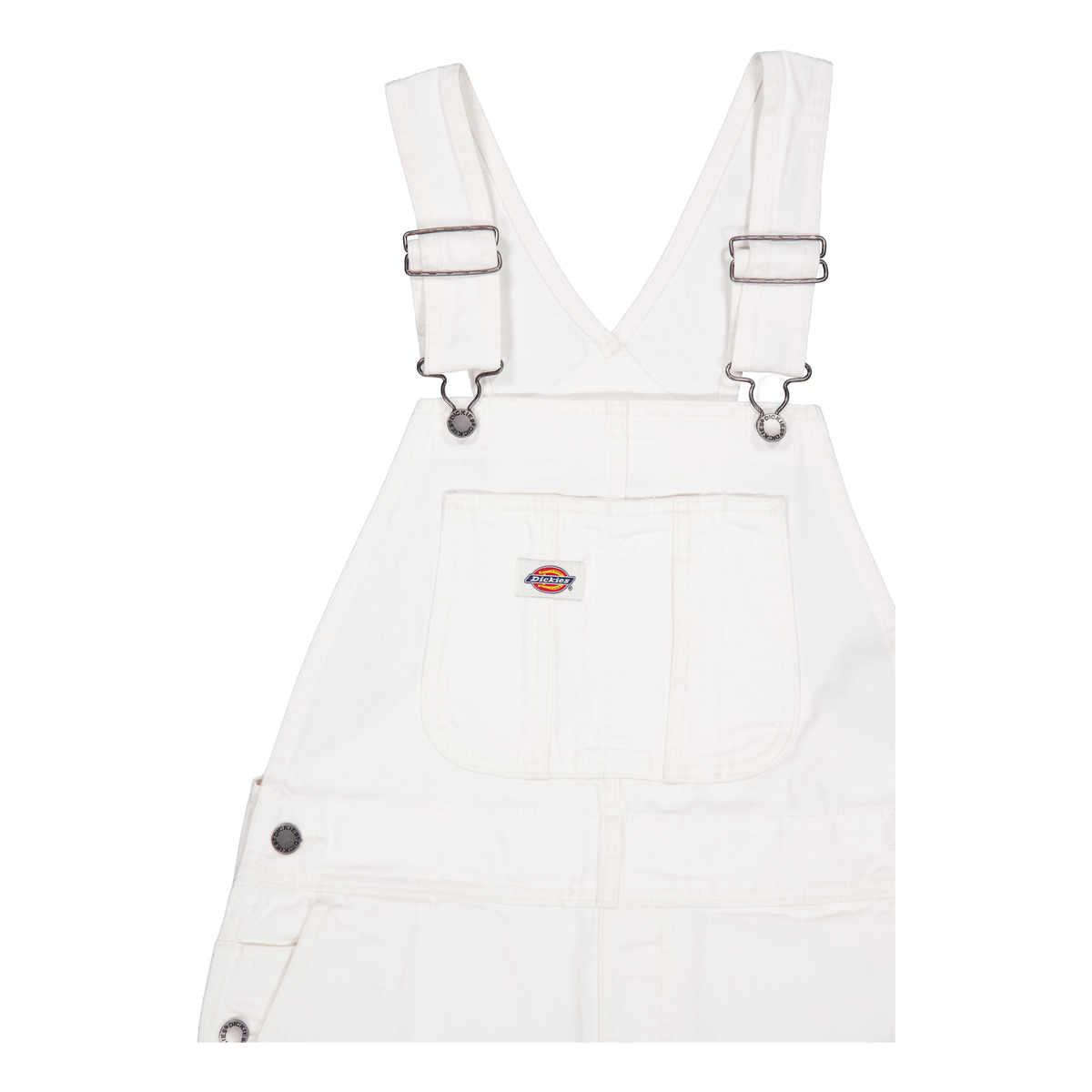 Dickies Duck Canvas Short Bib  Stone Washed Cloud