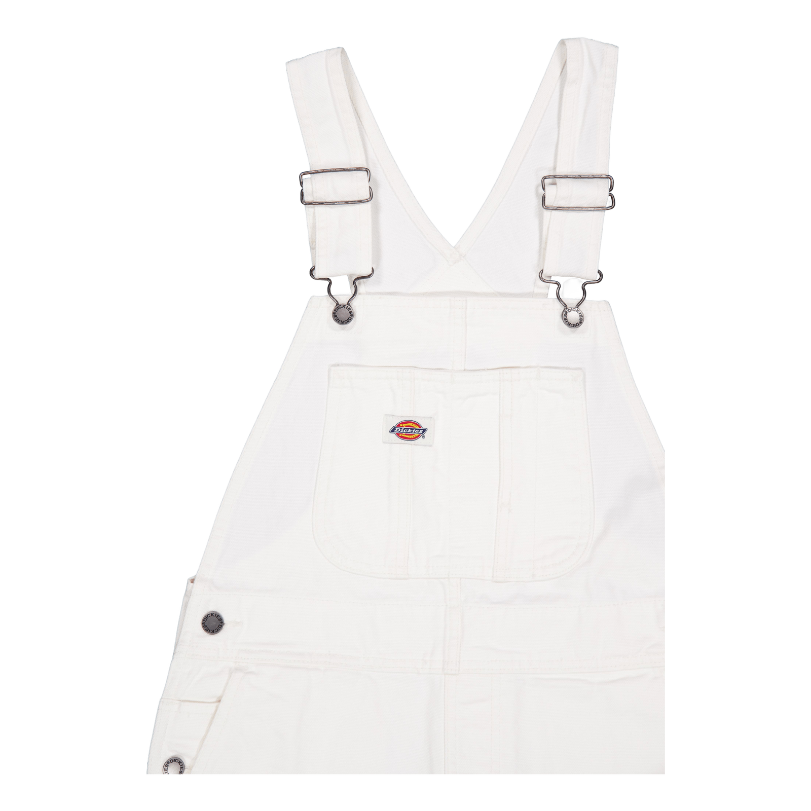 Dickies Duck Canvas Short Bib  Stone Washed Cloud