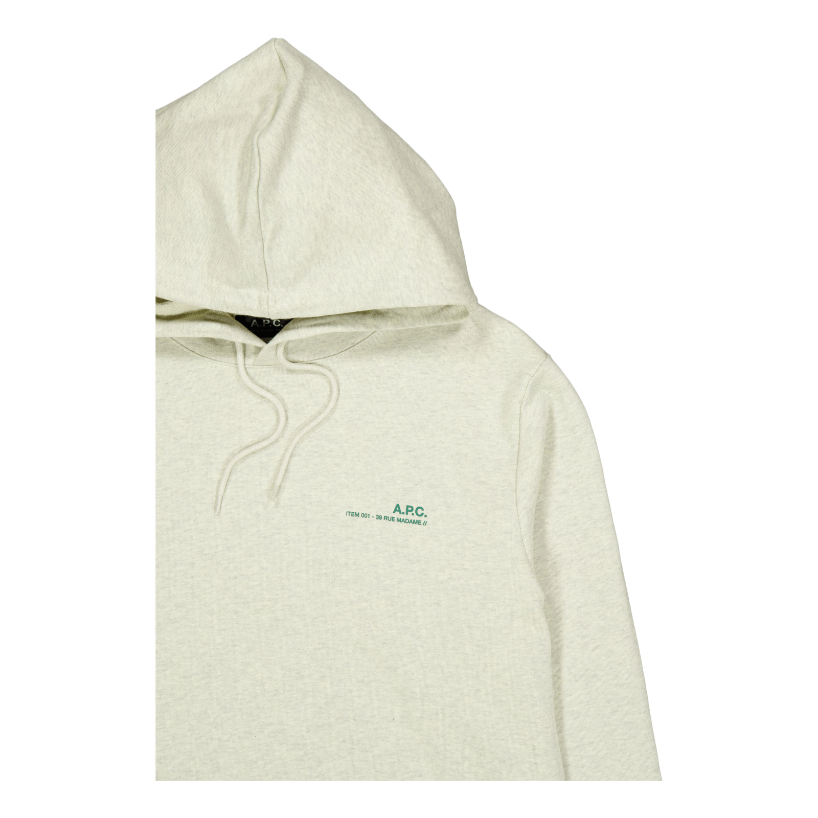 Hoodie Item H Overdye Pkc - Vert Pale Chine