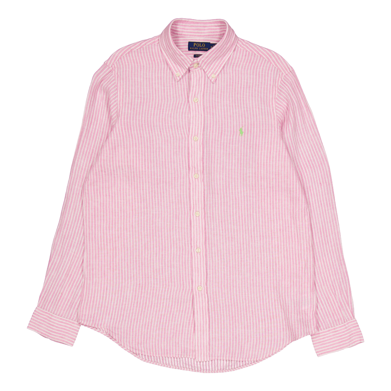 Classic Fit Striped Shirt Pink / White