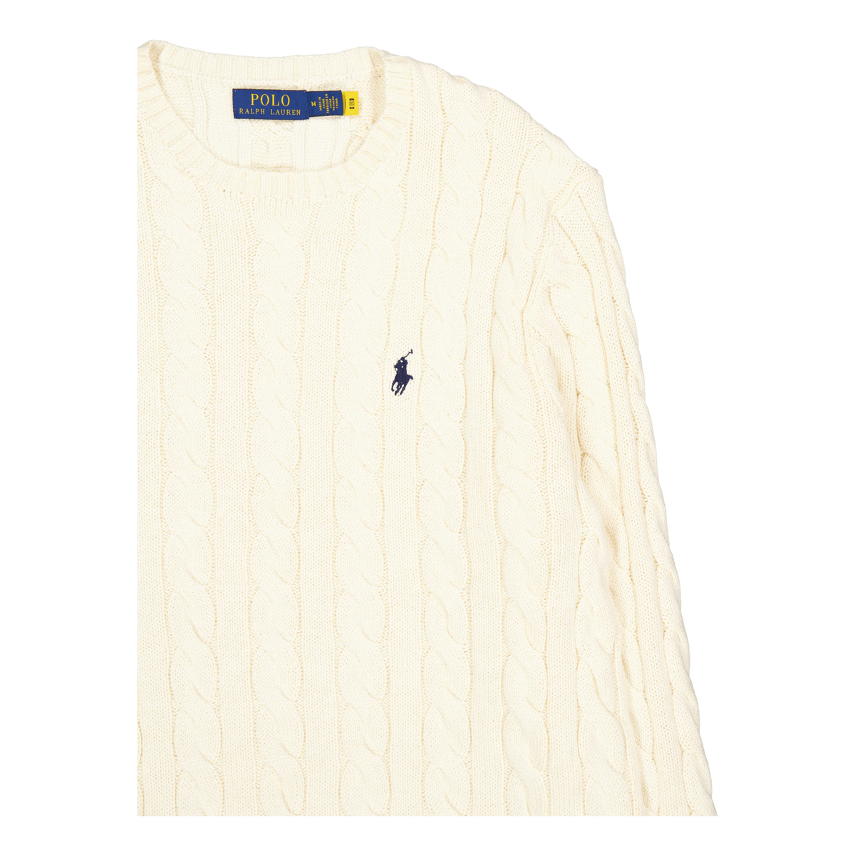 Cable-Knit Cotton Sweater Andover Cream