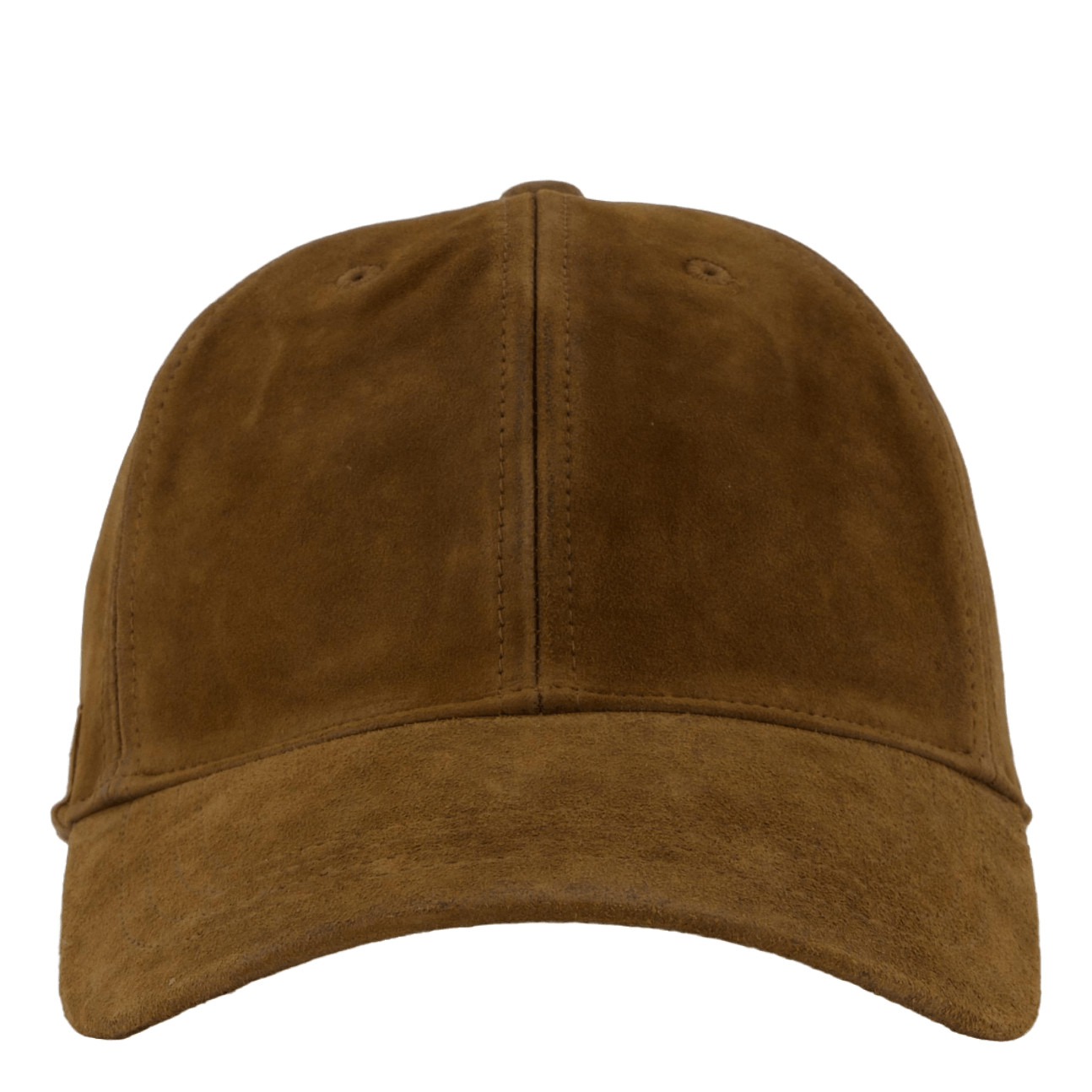 Suede Ball Cap Smith Brown