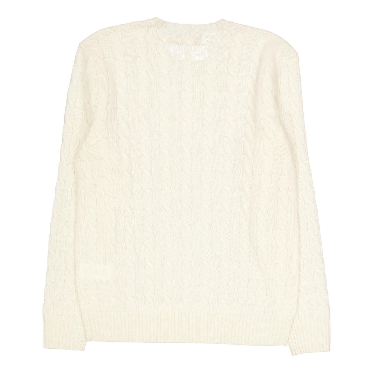Cable-Knit Wool-Cashmere Sweater Andover Cream
