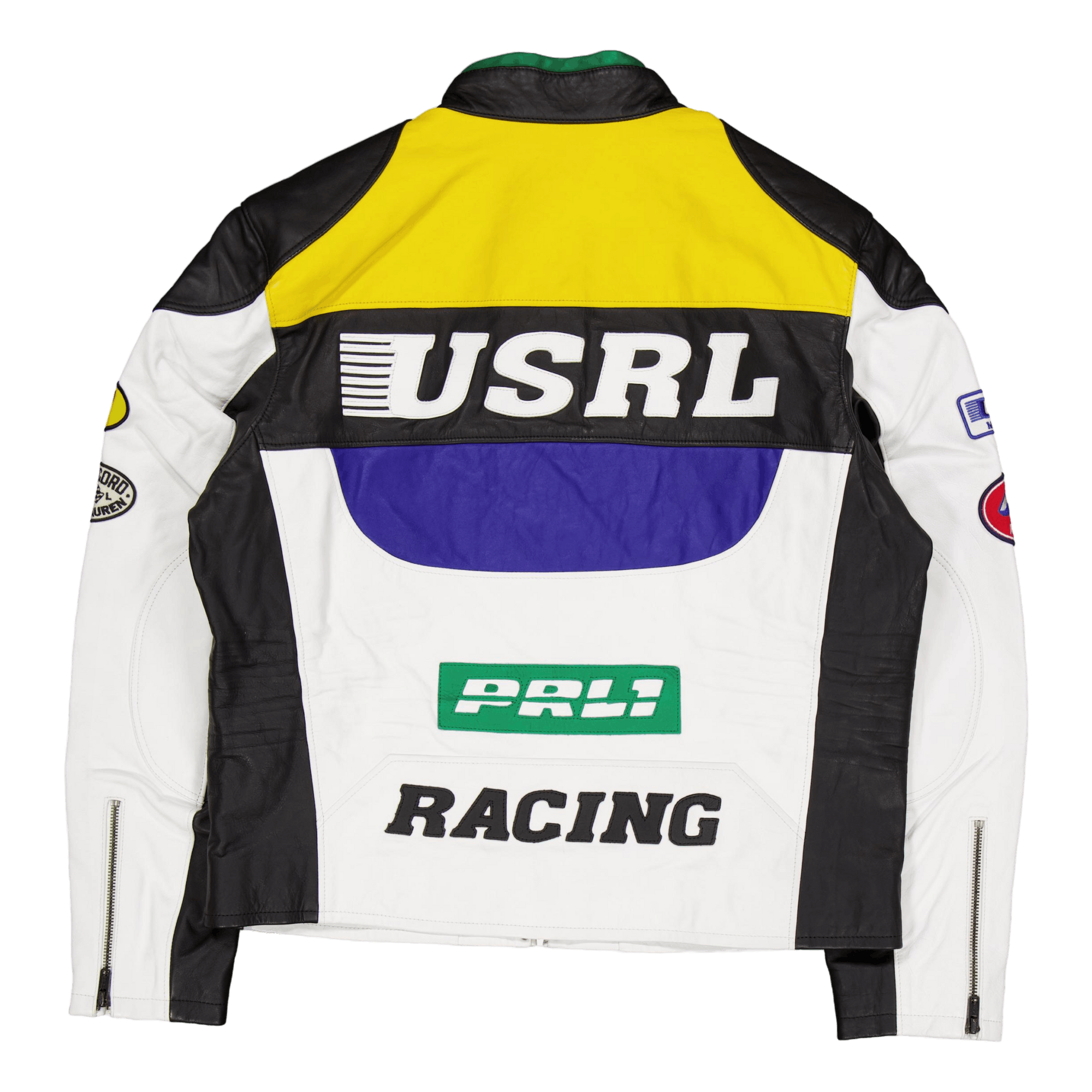 Polo ralph lauren men's café racer leather jacket shop