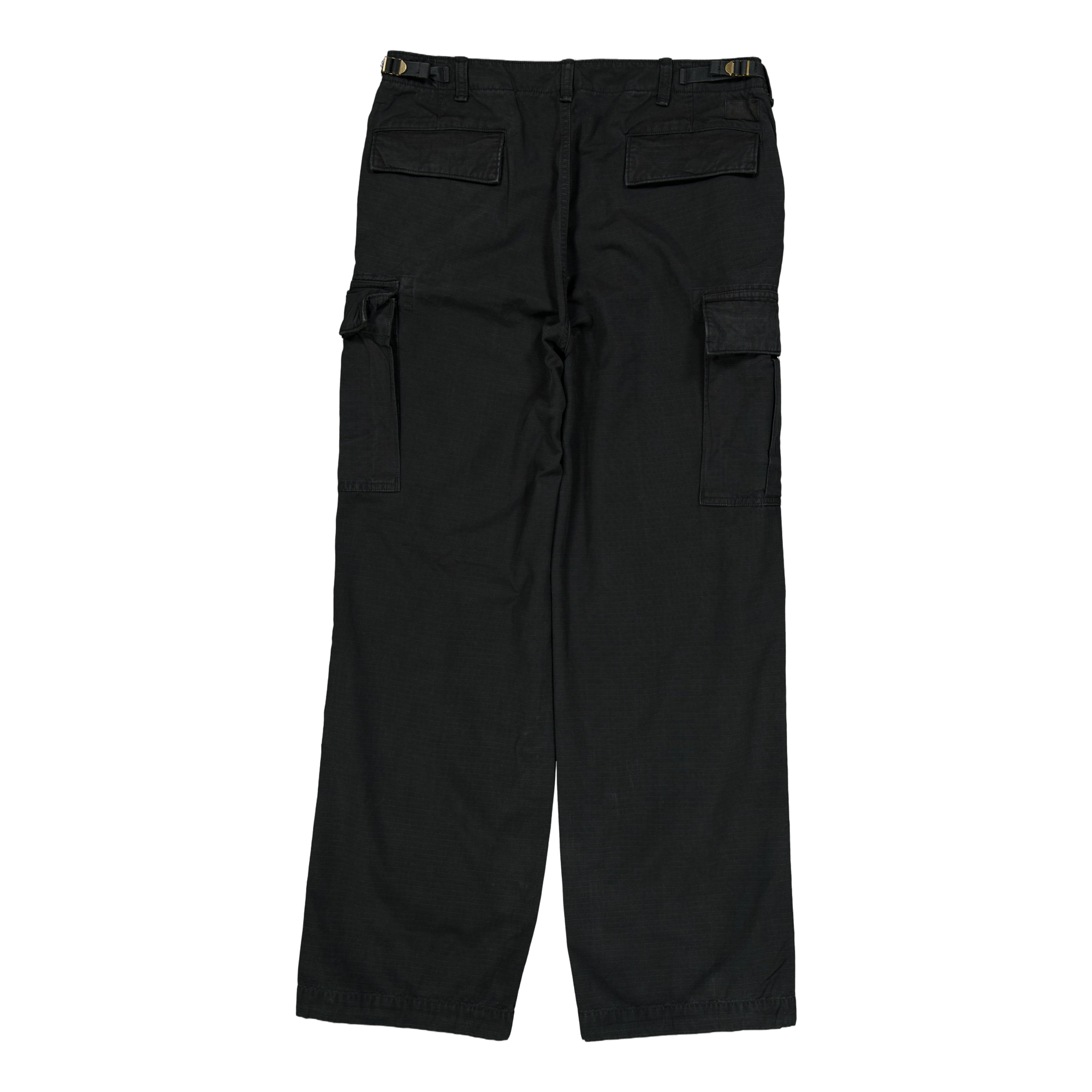 Burroughs Relaxed Fit Ripstop Cargo Pant Polo Black