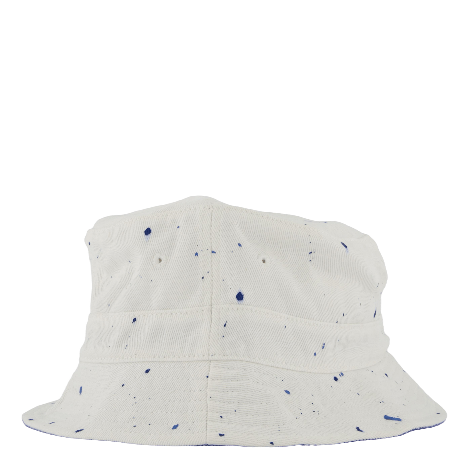 Polo Bear Paint-Splatter Bucket Hat White