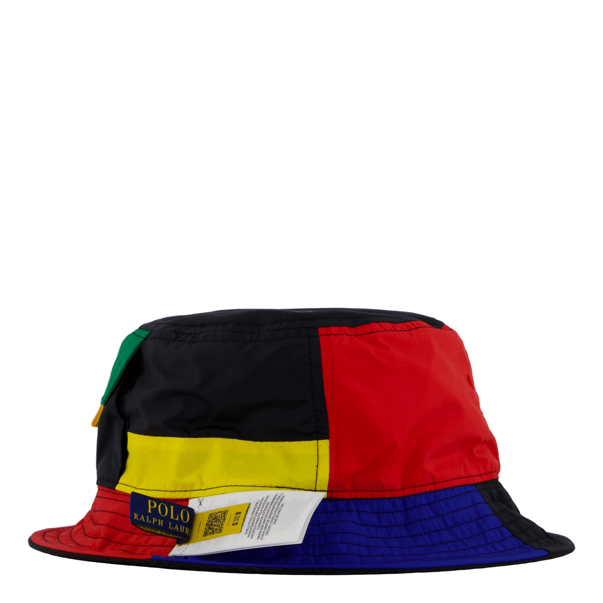 Reversible Color-Blocked Bucket Hat Sapphire Star / Polo Black