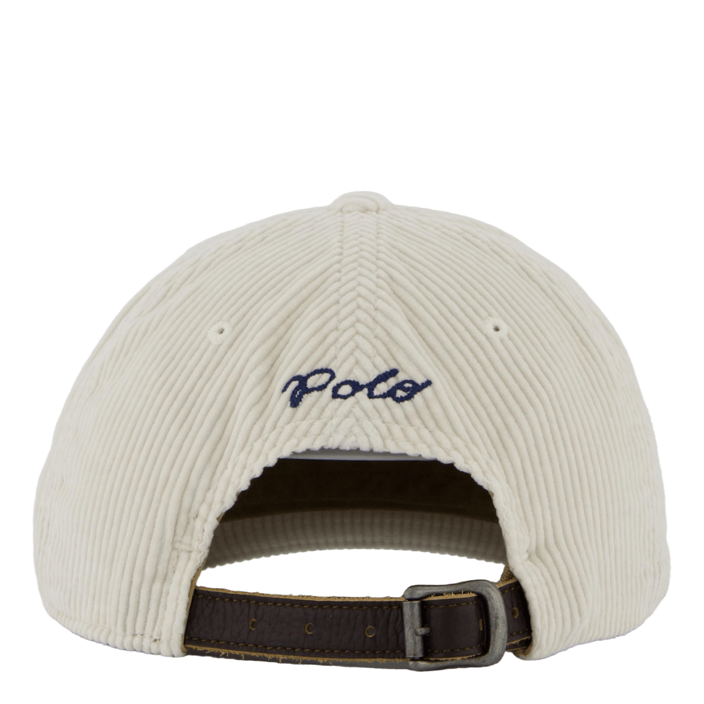 Logo-Patch Corduroy Ball Cap Antique Cream