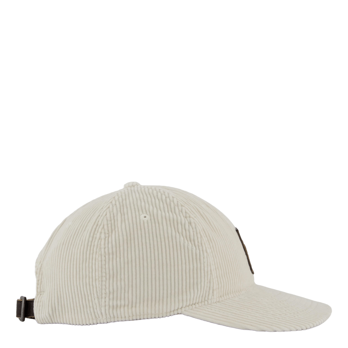 Logo-Patch Corduroy Ball Cap Antique Cream